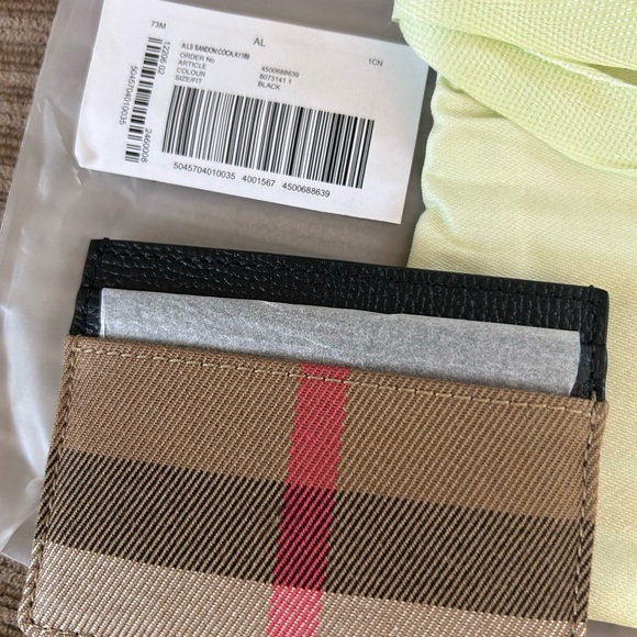 Burberry Plaid Patterns card holder - Picture 7 of 7